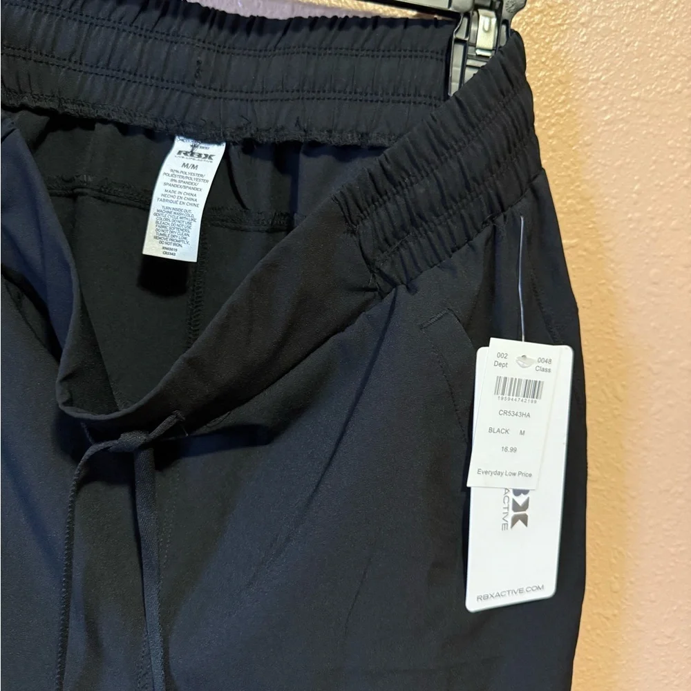 RBX Women's Black Athletic Shorts - Picture 3 of 4